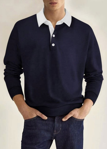 Long-Sleeve Polo for Men