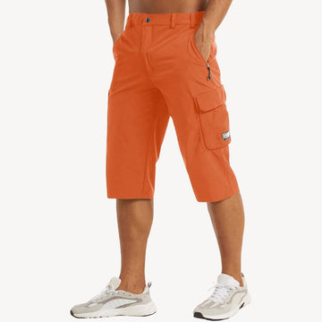 Men’s Cargo Capri Shorts – Utility Style with Modern Comfort