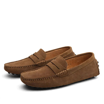Men’s Classic Penny Loafers – Comfortable Slip-On Driving Shoes