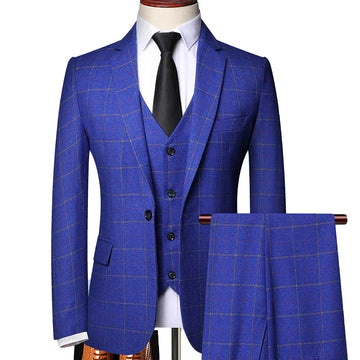 Men’s Three-Piece Suit – Vintage-Inspired Tailoring with Classic Peaky Blinders Style