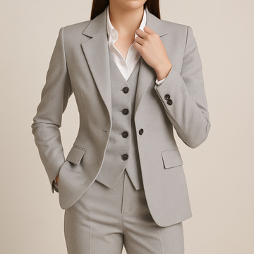 Women’s Three-Piece Suit Set – Elegant Tailored Ensemble Set