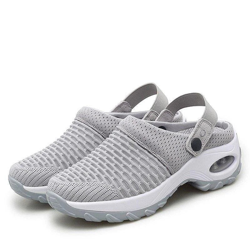 Women's Orthopedic Knit Mesh Slingback Air Cushion Sneakers