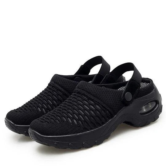 Women's Orthopedic Knit Mesh Slingback Air Cushion Sneakers