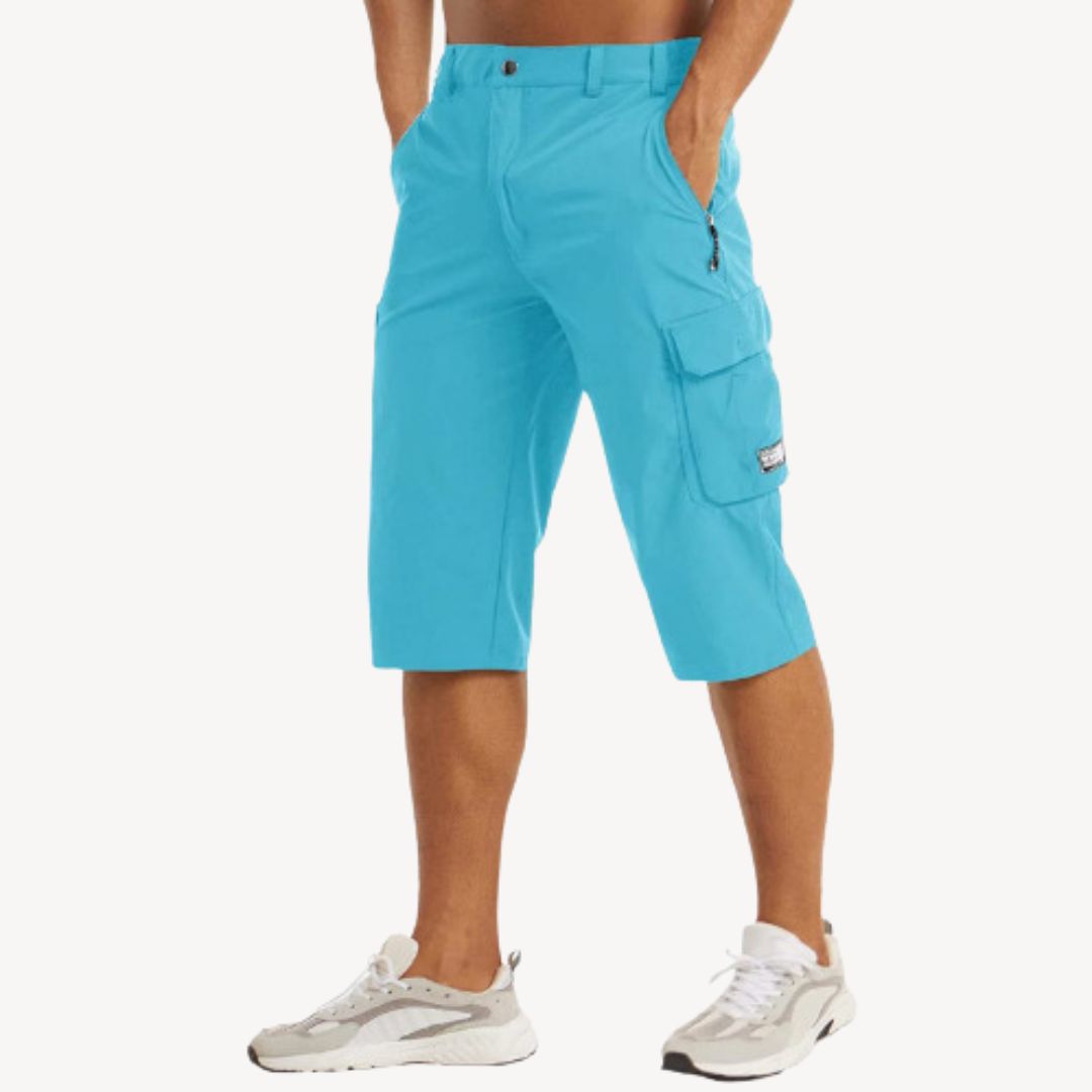 Men’s Cargo Capri Shorts – Utility Style with Modern Comfort