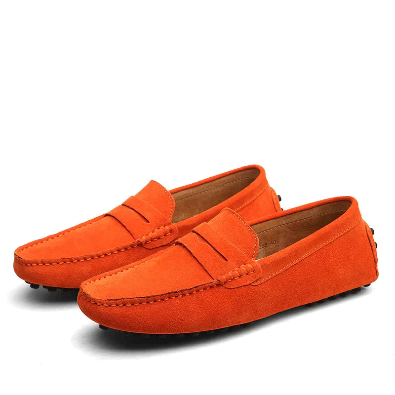 Men’s Classic Penny Loafers – Comfortable Slip-On Driving Shoes