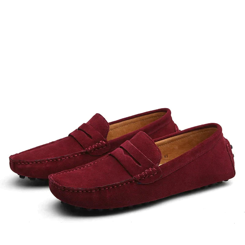 Men’s Classic Penny Loafers – Comfortable Slip-On Driving Shoes