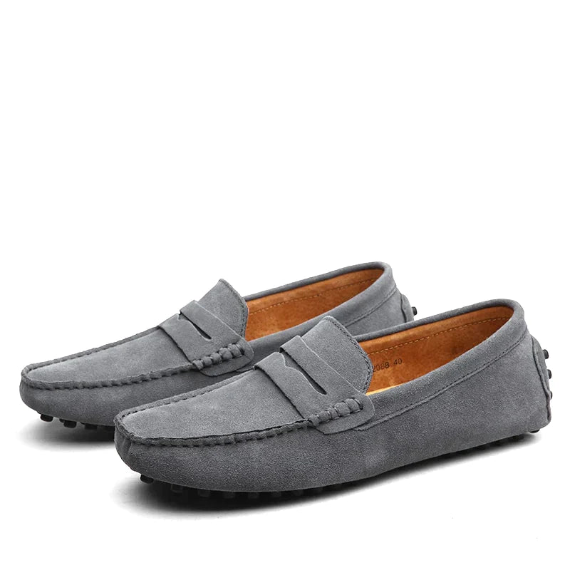 Men’s Classic Penny Loafers – Comfortable Slip-On Driving Shoes