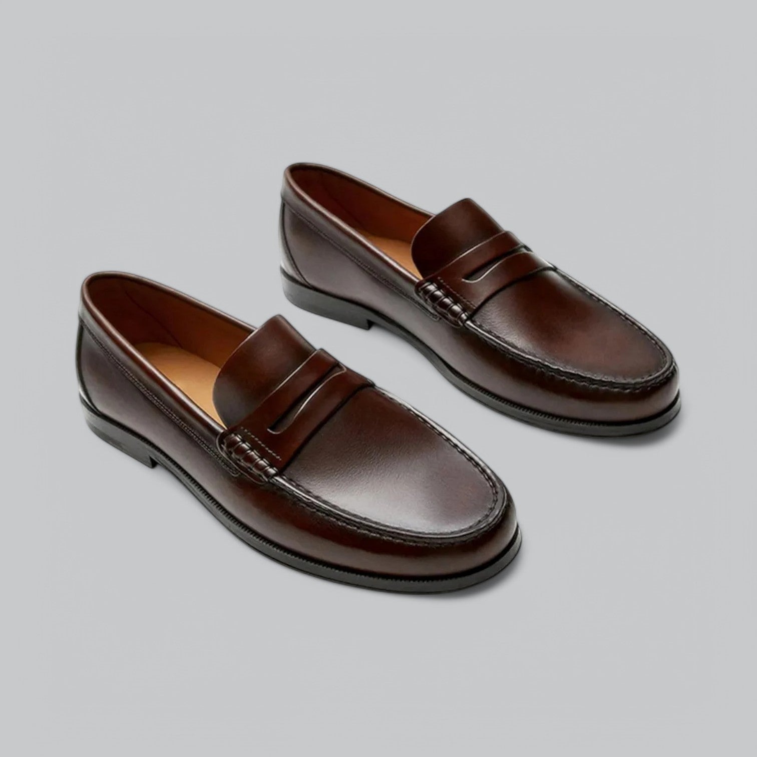Men’s Penny Loafers – Classic Slip-On Dress Shoes for Business and Casual Elegance