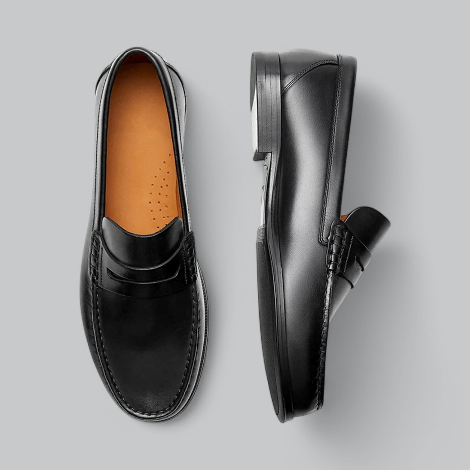 Men’s Penny Loafers – Classic Slip-On Dress Shoes for Business and Casual Elegance