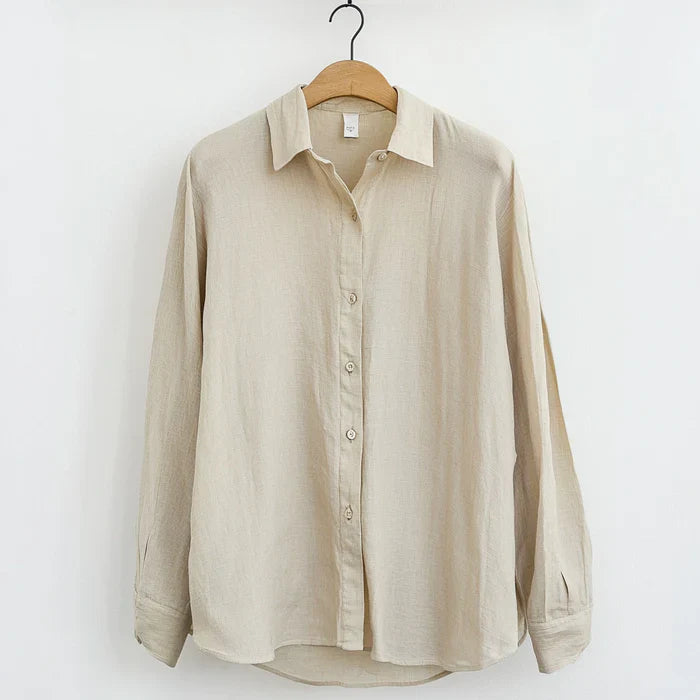 Men’s Plain Long Sleeve Shirt – Lightweight Casual Essential