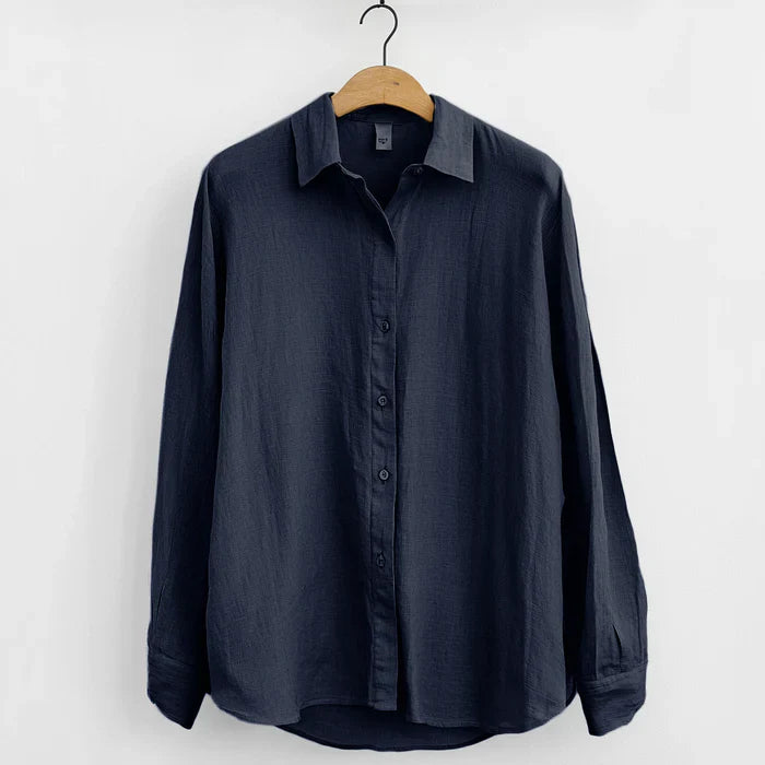 Men’s Plain Long Sleeve Shirt – Lightweight Casual Essential