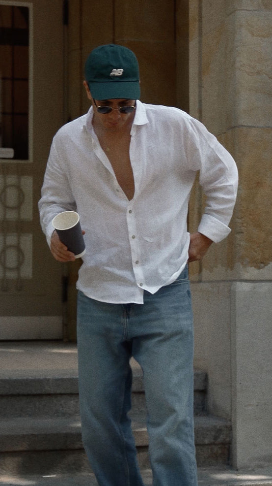 Men’s Plain Long Sleeve Shirt – Lightweight Casual Essential
