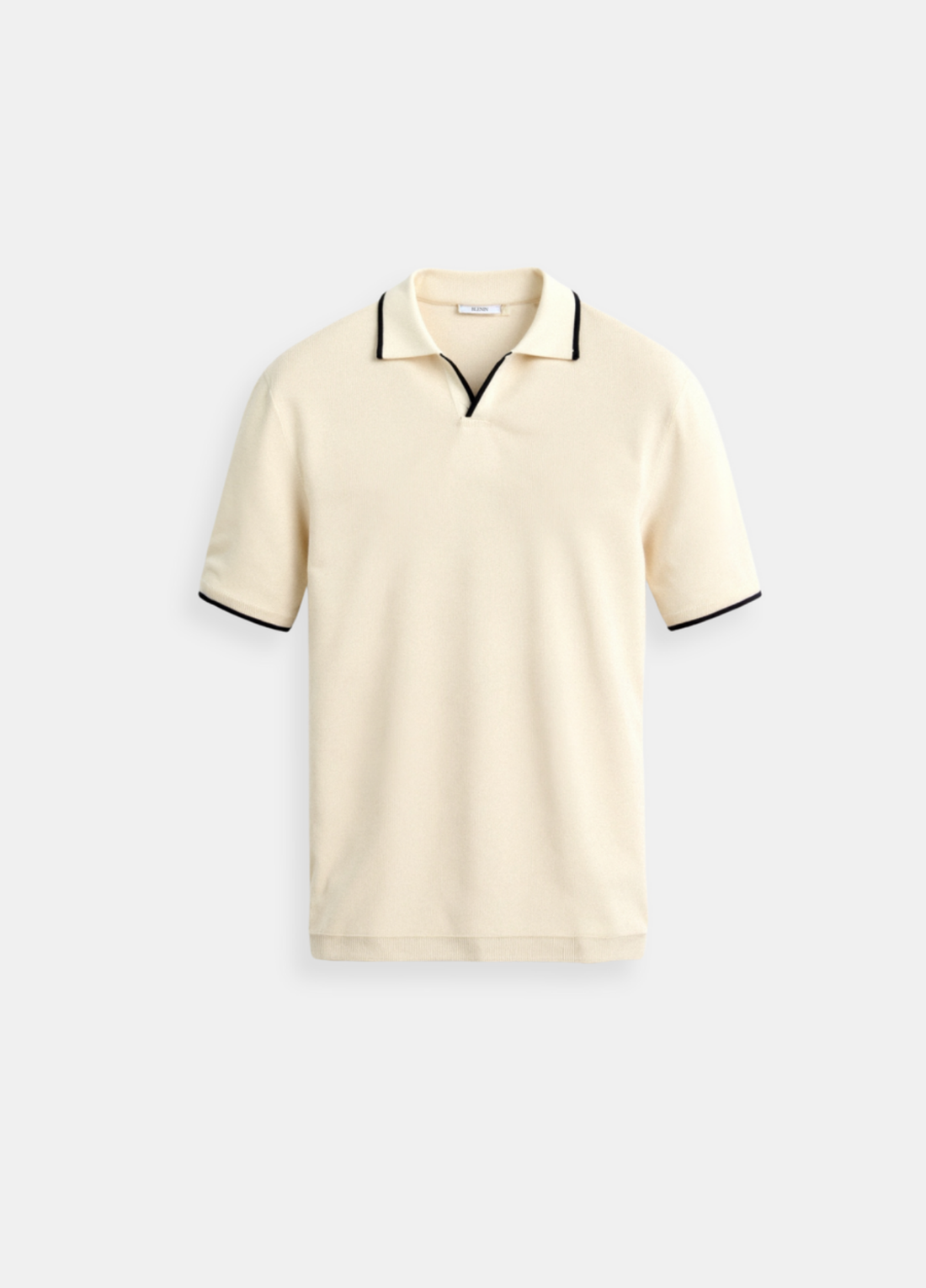 Men’s Slim Fit Polo Shirt – Short Sleeve – Contrast Trim – Tailored Silhouette