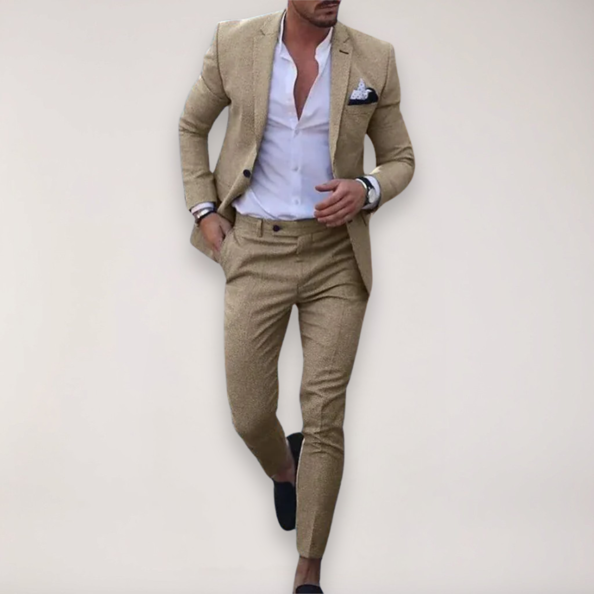 Men’s Slim Fit Two Piece Suit for Weddings