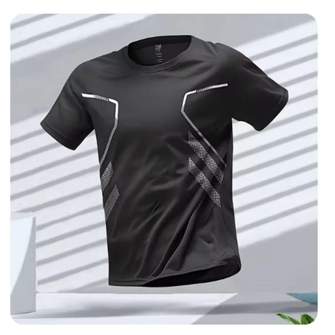 Men’s Sports T-Shirt – Short Sleeve – Lightweight – Breathable Design
