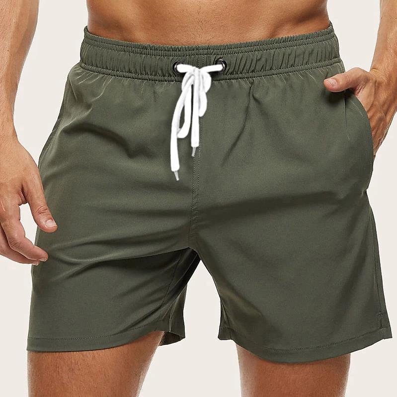 Men’s Swim Trunks – Quick-Dry – Adjustable Drawstring – Stylish Summer Shorts