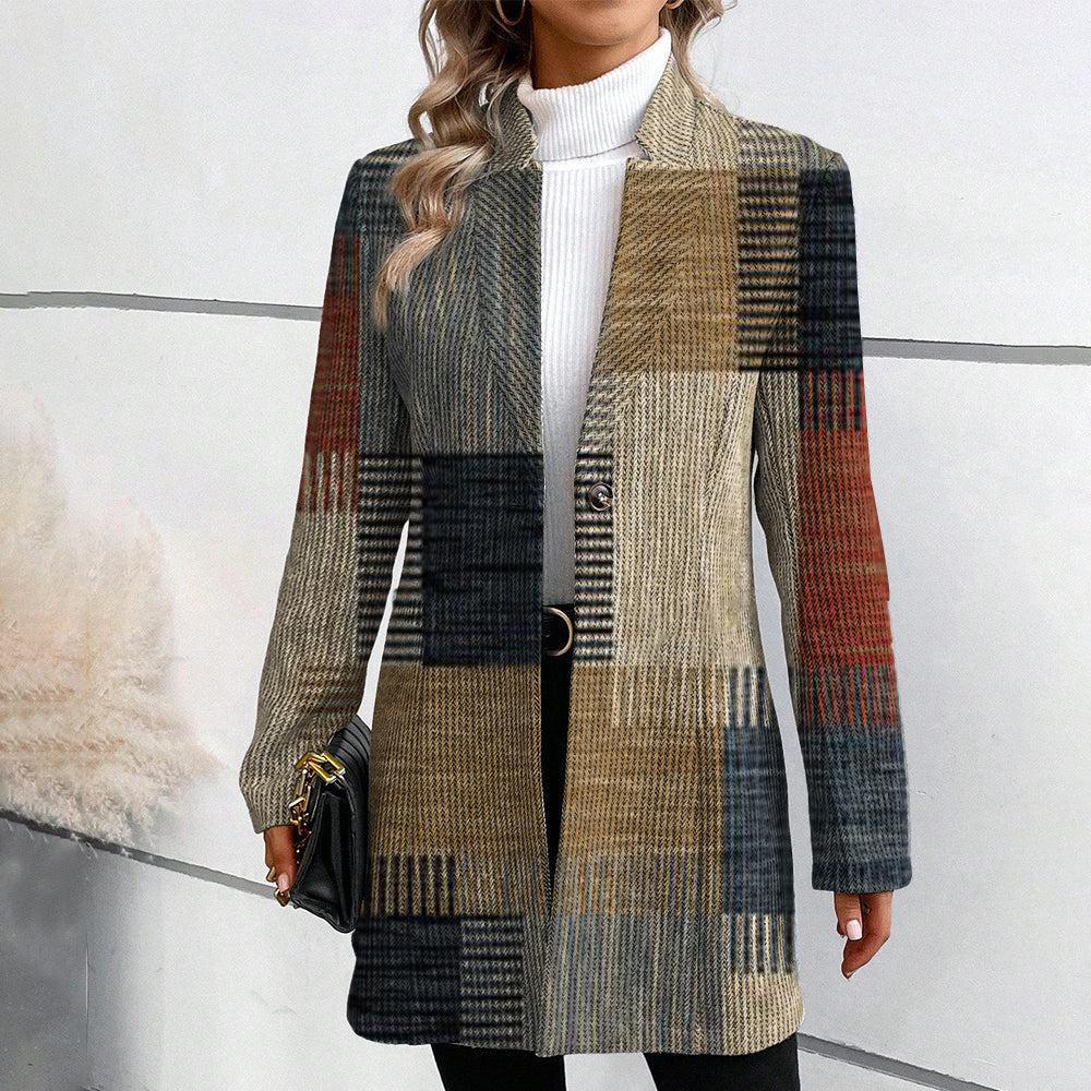 Plaid Blazer for Women
