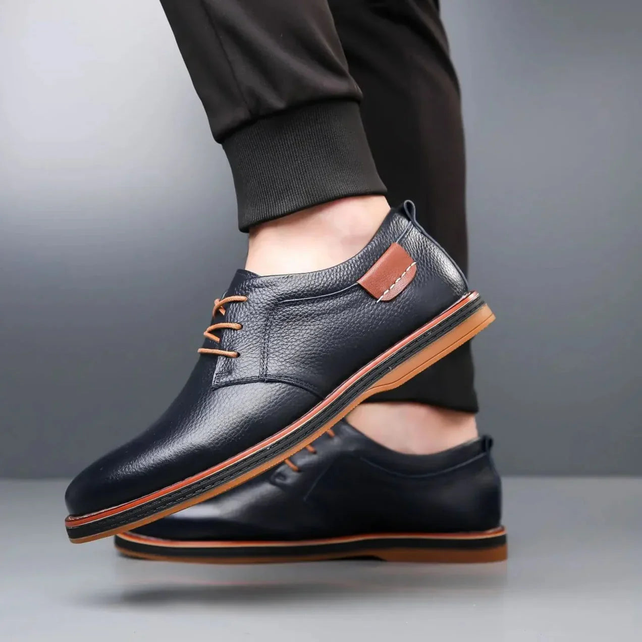 Men’s Dress Derby Shoes – Lace Up Oxford Shoes for Business Casual and Formal Wear