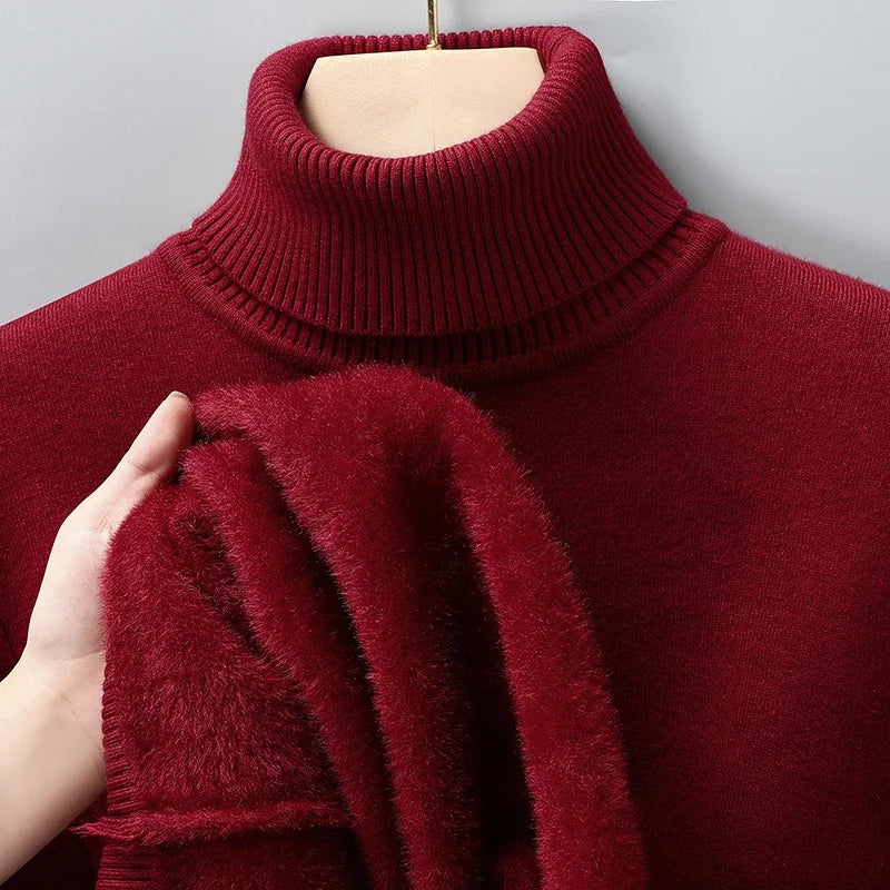 Men’s Turtleneck Jumper – Refined Slim Fit Pullover