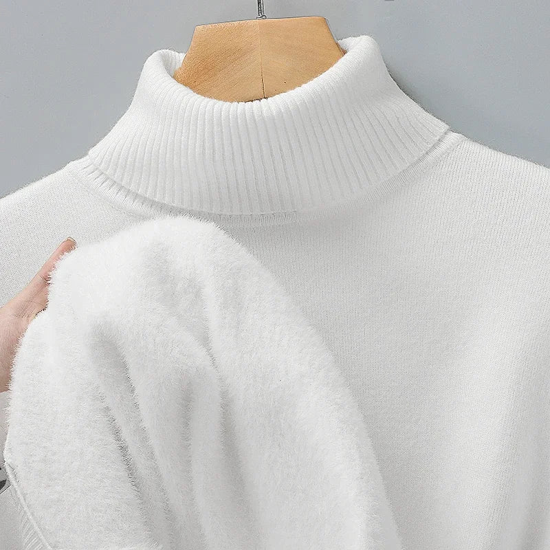 Men’s Turtleneck Jumper – Refined Slim Fit Pullover