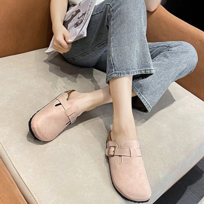 Unisex Boston Sandals – Adjustable Buckle – Slip-On Comfort – Timeless Casual Style