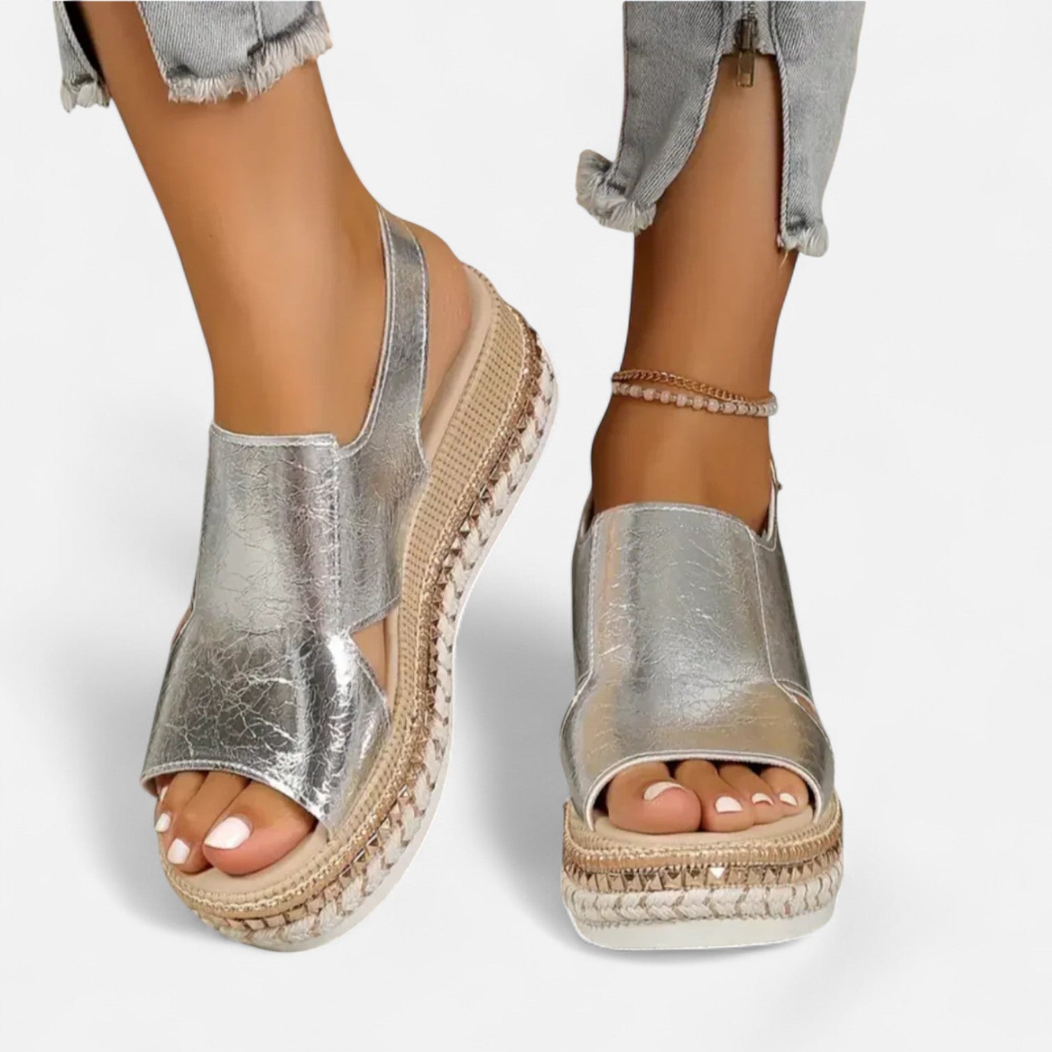 Women’s Stylish Platform Sandals – Supportive Walking Shoes
