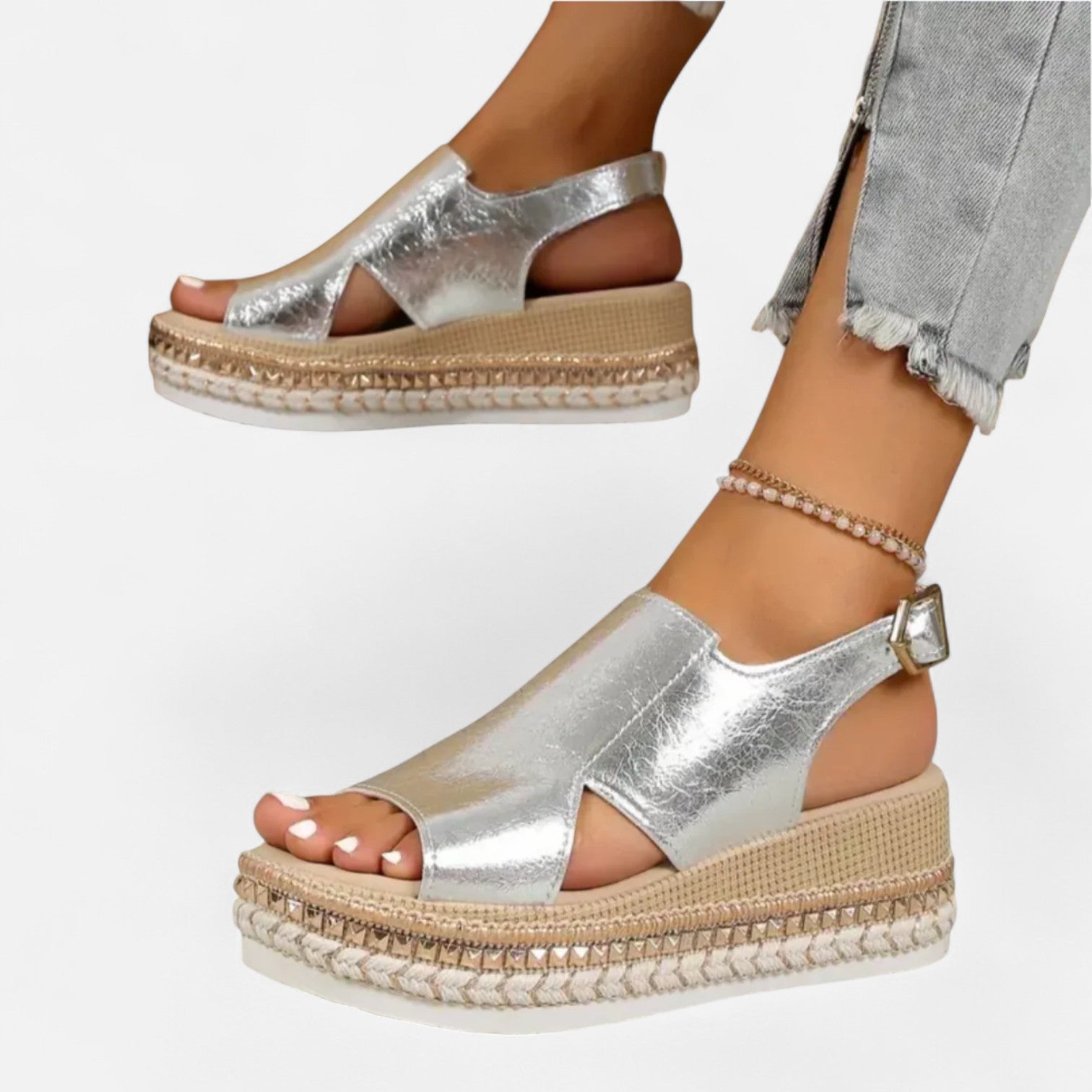 Women’s Stylish Platform Sandals – Supportive Walking Shoes