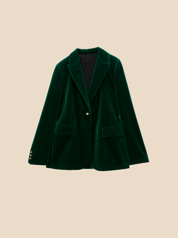 Women’s Velvet Blazer for Business and Smart Casual
